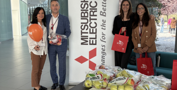 Una mela per la ricerca: Mitsubishi Electric sostiene AISM