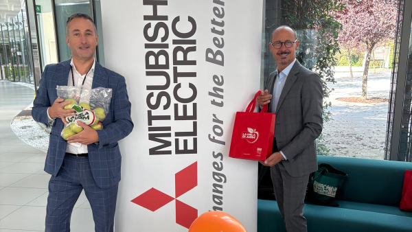 Una mela per la ricerca: Mitsubishi Electric sostiene AISM