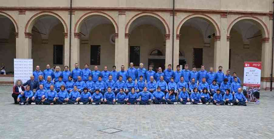 Il Team Azzurri che affronterà i prossimi Giochi Europei